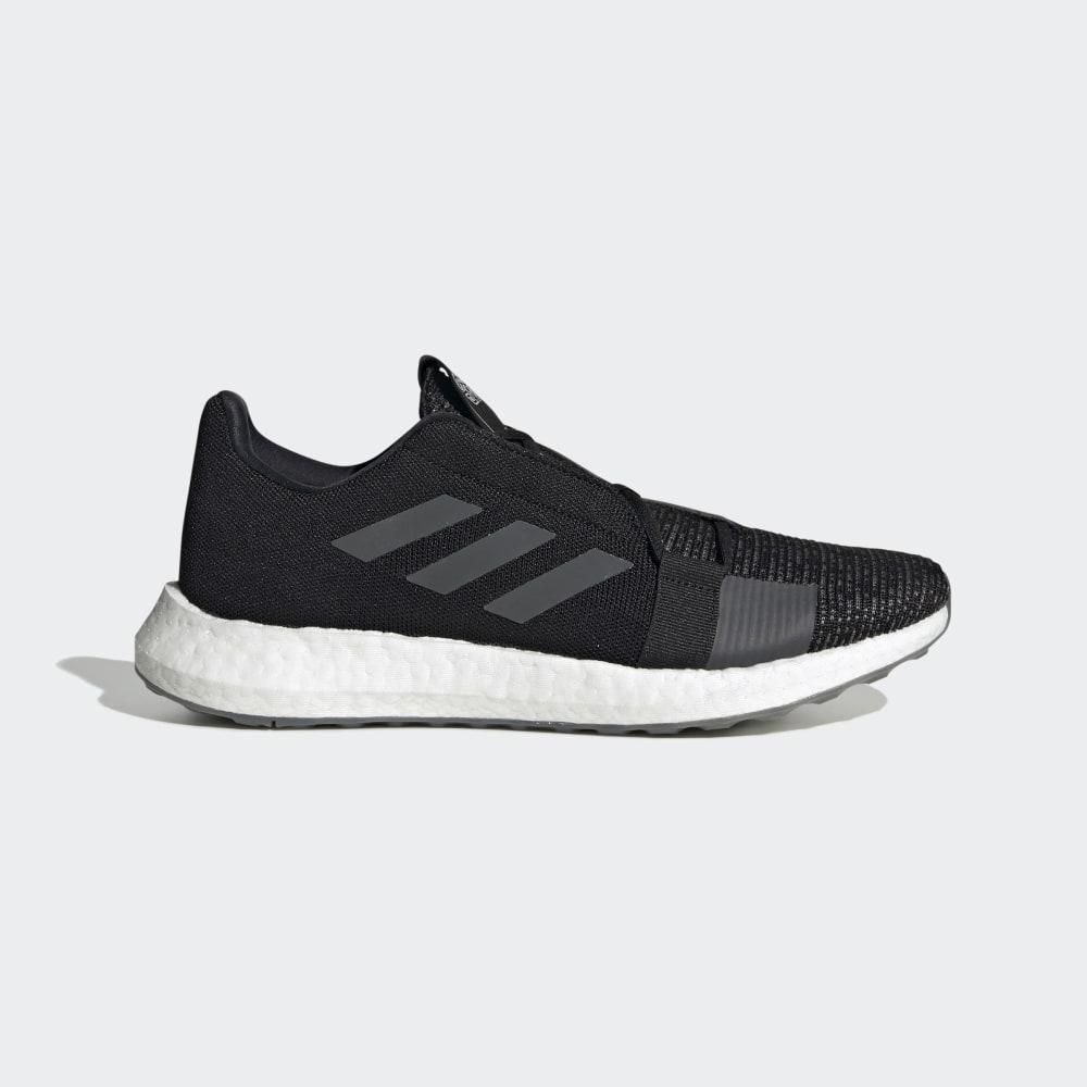 Adidas Men's Senseboost GO Running Shoes Black/Grey Ireland EG0960